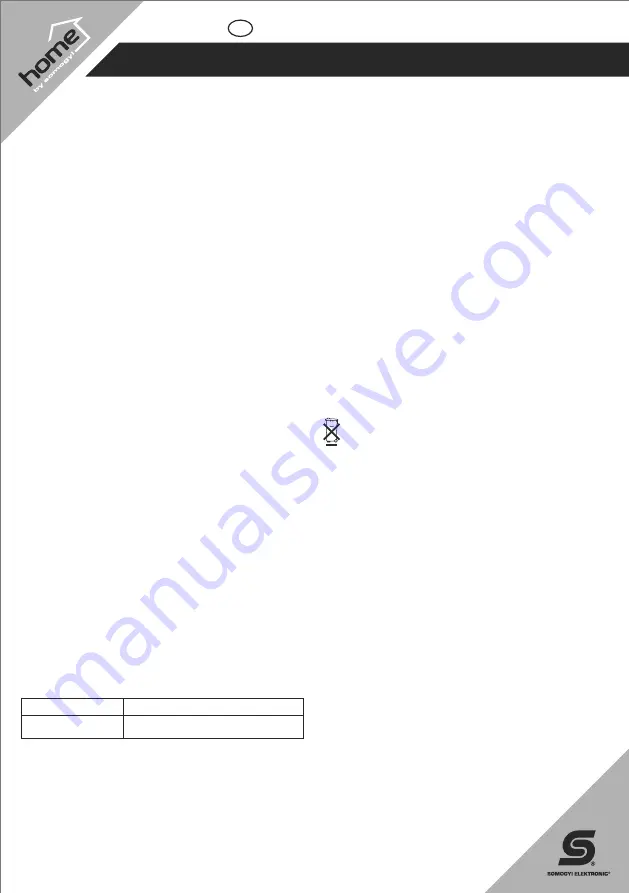 Somogyi Elektronic Home HC 12 Instruction Manual Download Page 5