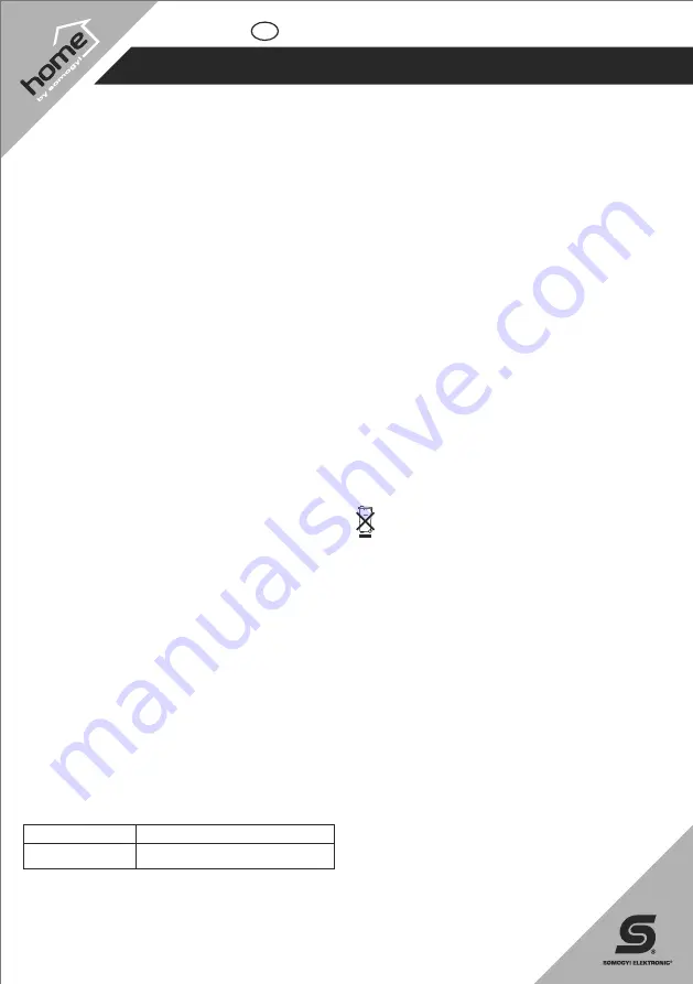 Somogyi Elektronic Home HC 12 Instruction Manual Download Page 6