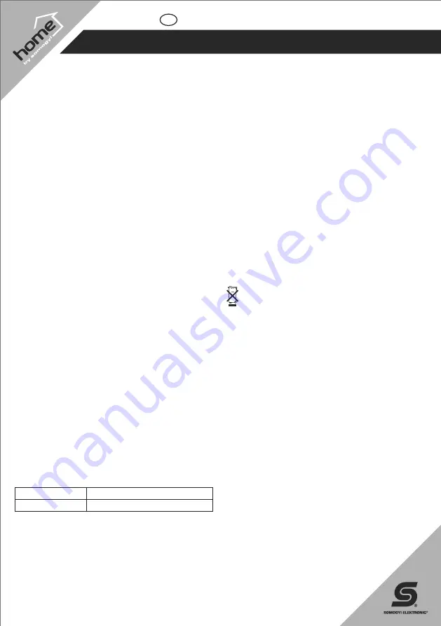 Somogyi Elektronic Home HC 12 Instruction Manual Download Page 8