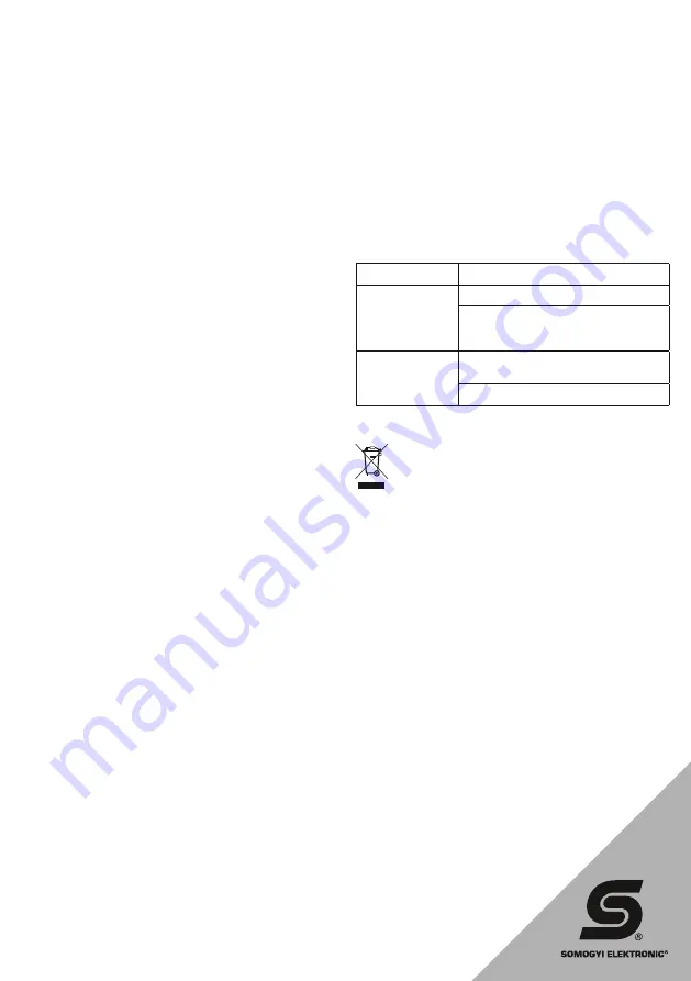 Somogyi Elektronic home HG HD 1300 Instruction Manual Download Page 4