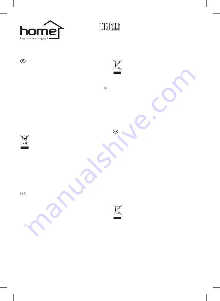 Somogyi Elektronic home NGA 01 Instruction Manual Download Page 1