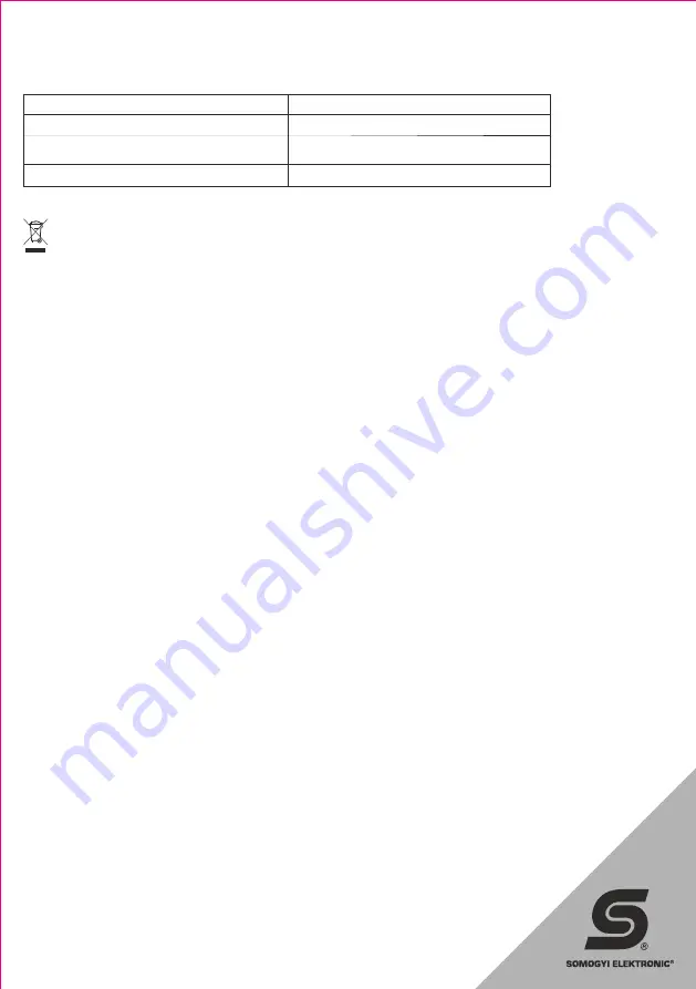 Somogyi Elektronic home SFM40 Instruction Manual Download Page 20