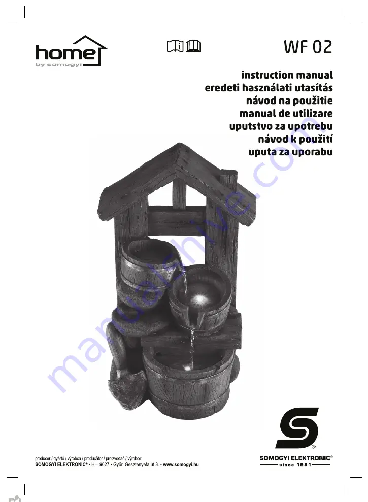 Somogyi Elektronic home WF 02 Instruction Manual Download Page 1