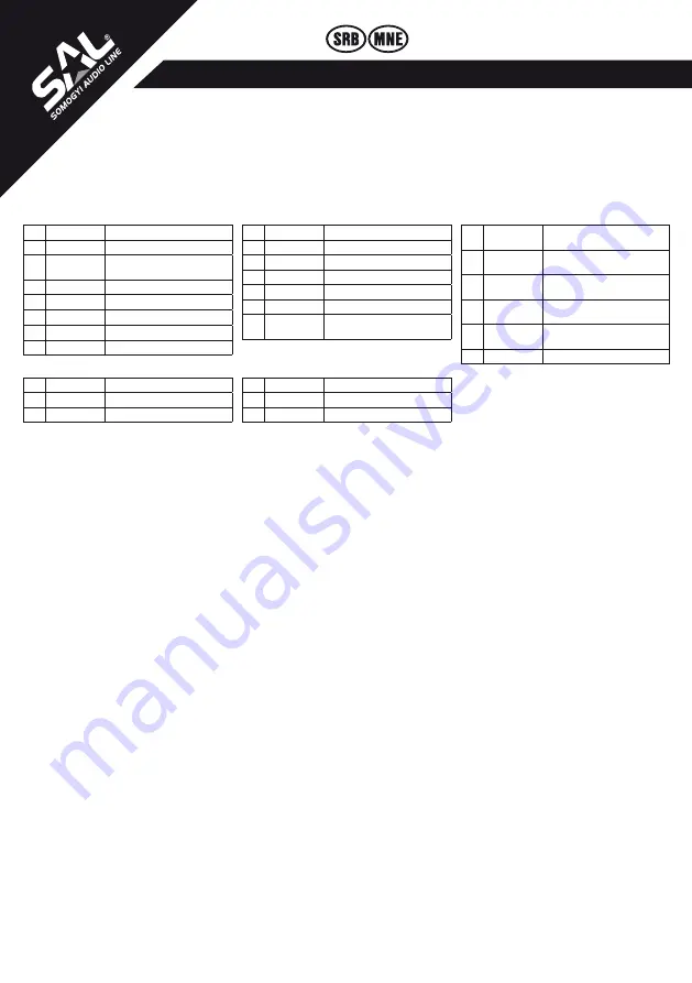 Somogyi Elektronic SAL VB 6100 Instruction Manual Download Page 16