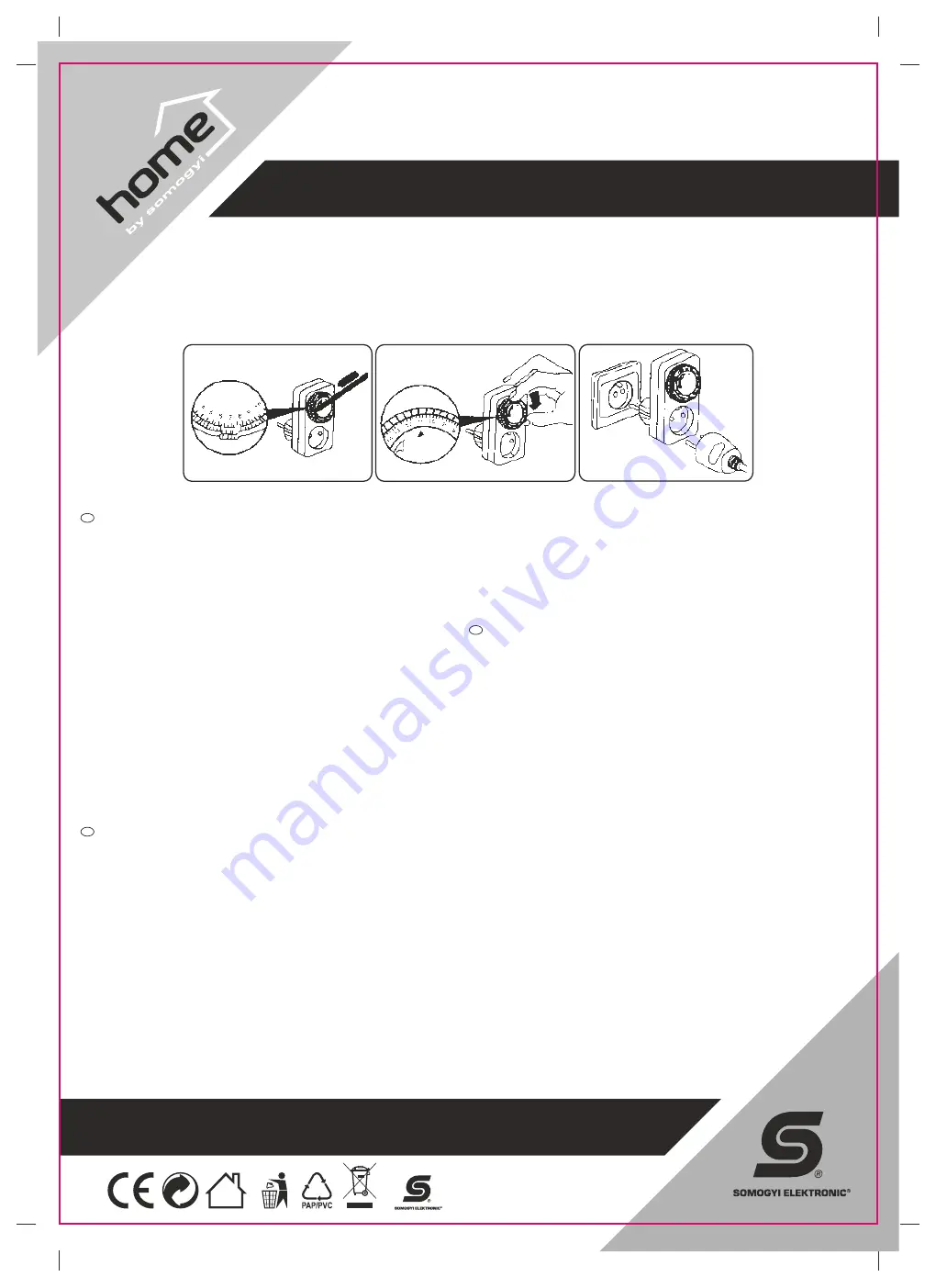 Somogyi Home 0760S Instruction Manual Download Page 1