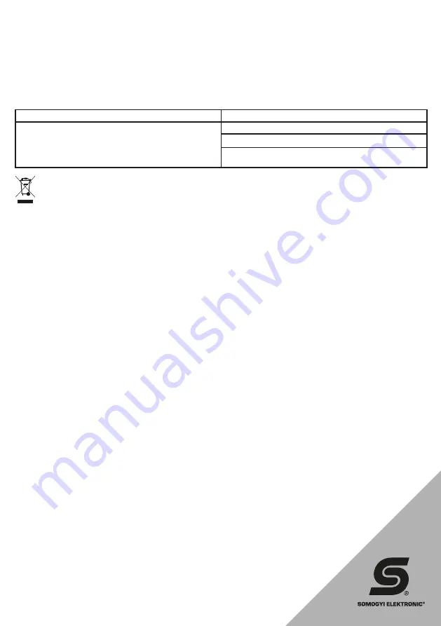 Somogyi home FK 25 Instruction Manual Download Page 11