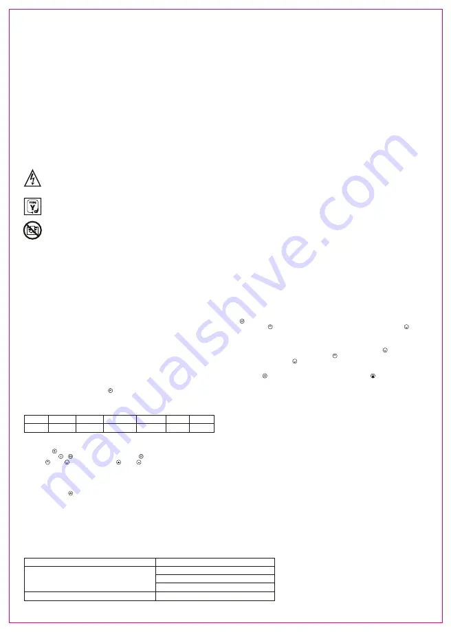 Somogyi Home FK360/BK Instruction Manual Download Page 6