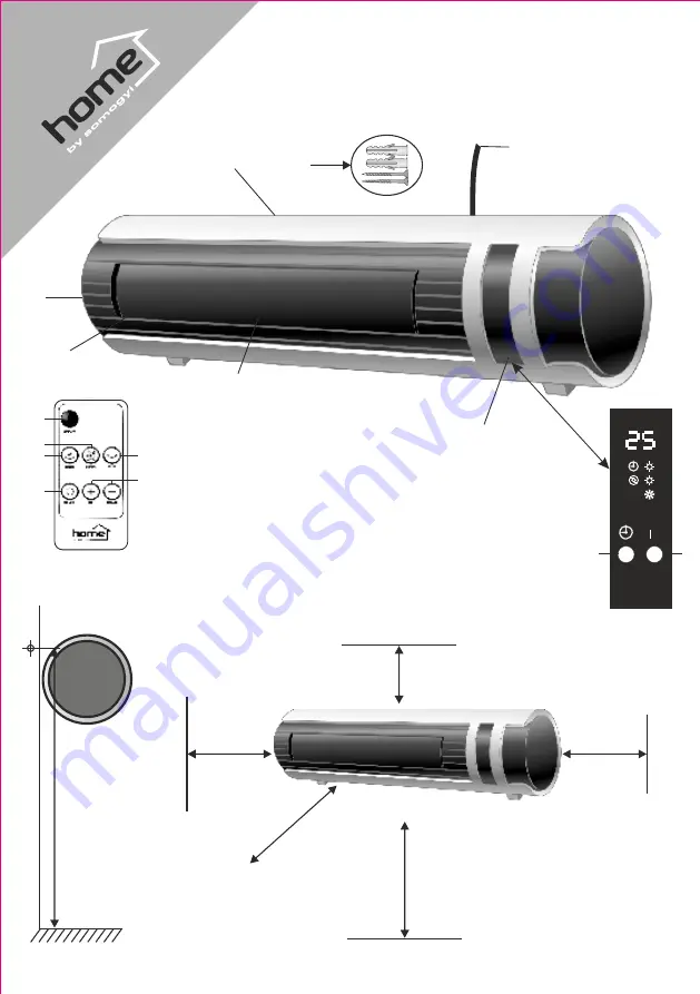 Somogyi home FKF2000CLCD Instruction Manual Download Page 2