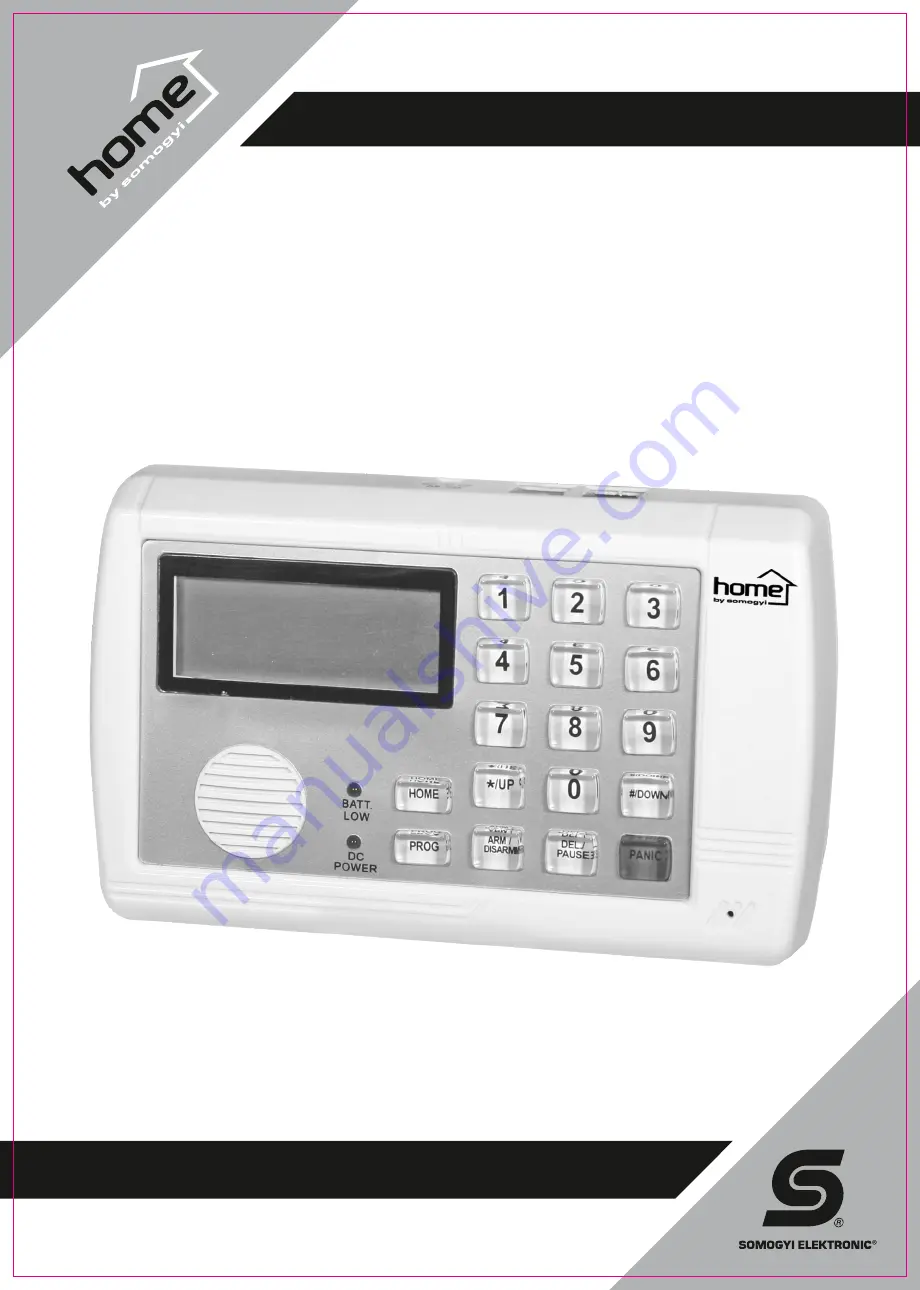 Somogyi Home HS 800 Instruction Manual Download Page 1