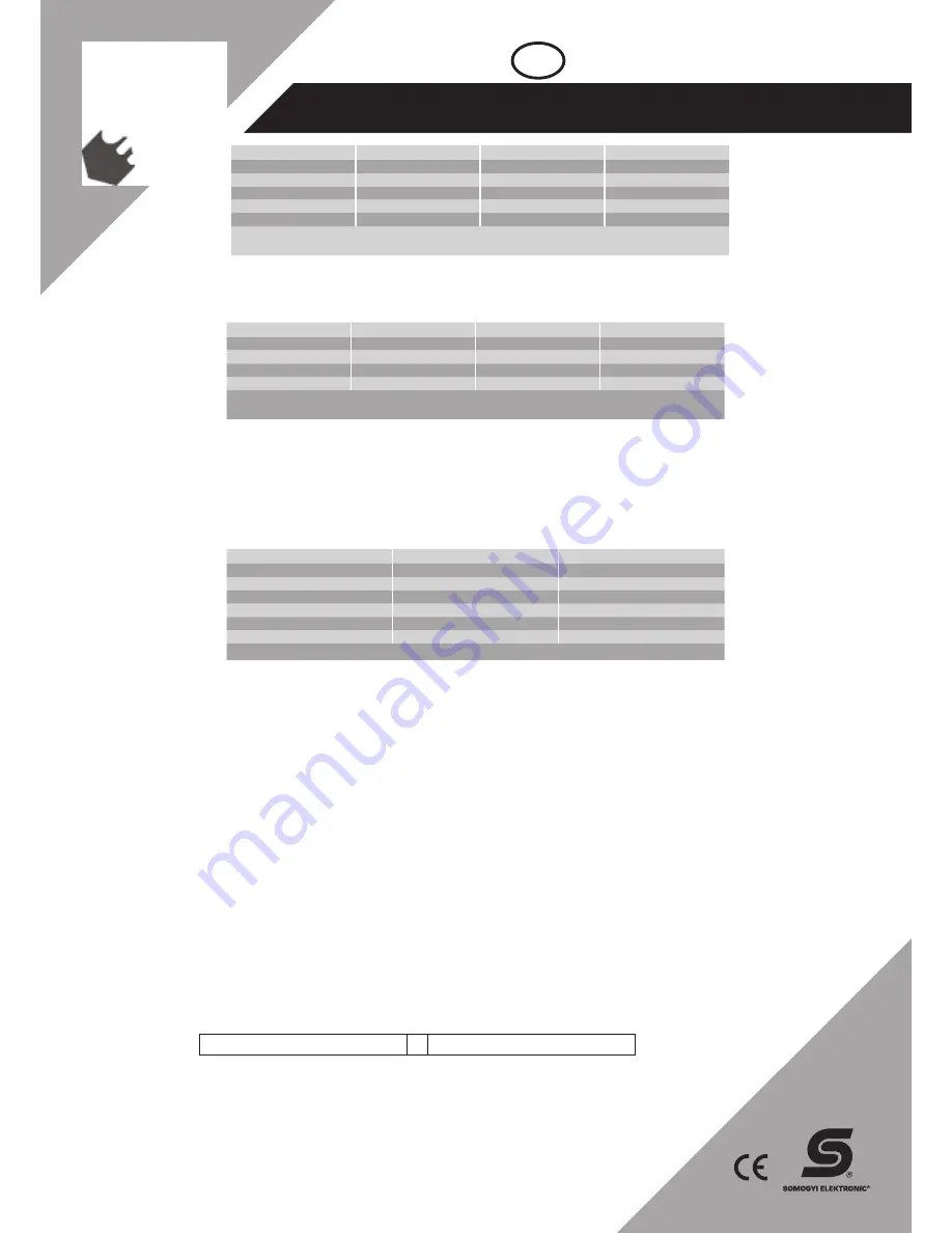 Somogyi M 92X User Manual Download Page 6