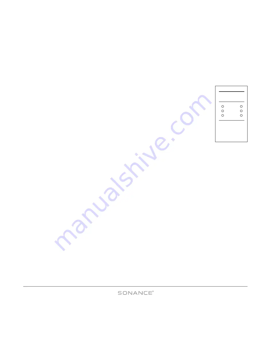 Sonance Sonamp 875D SE Instruction Manual Download Page 7