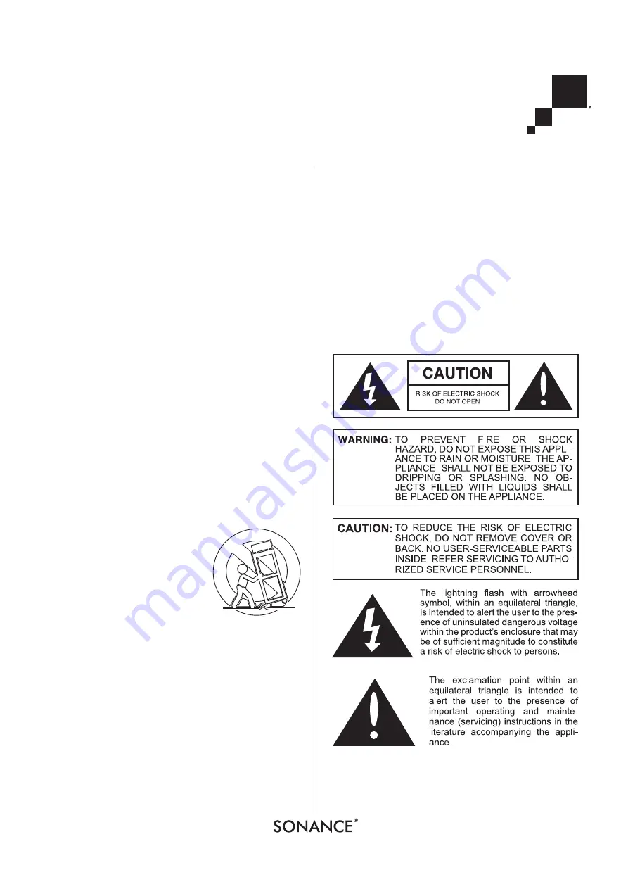 Sonance SONAMP ASAP3D SE Instruction Manual Download Page 2