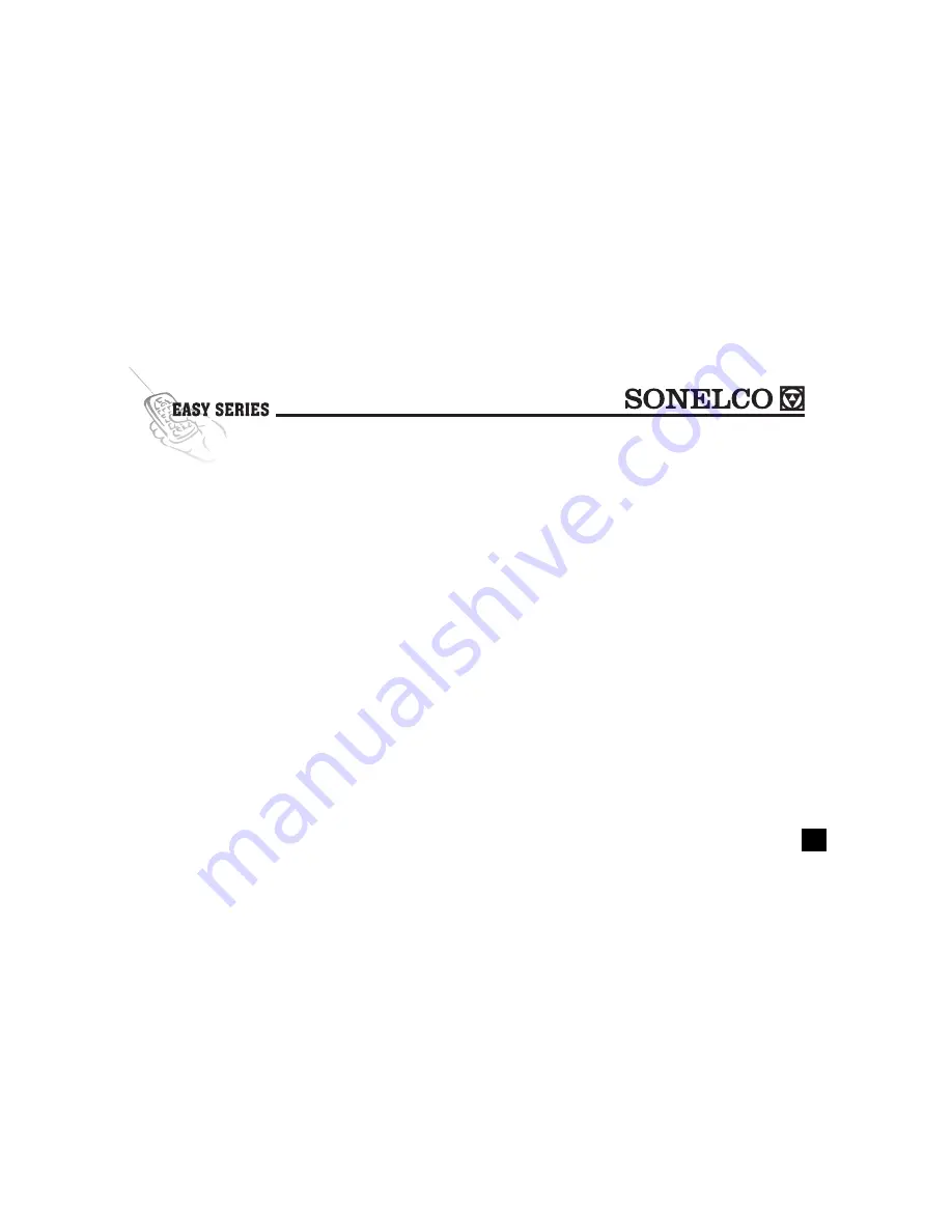 Sonelco P3670 User And Installation Manual Download Page 9