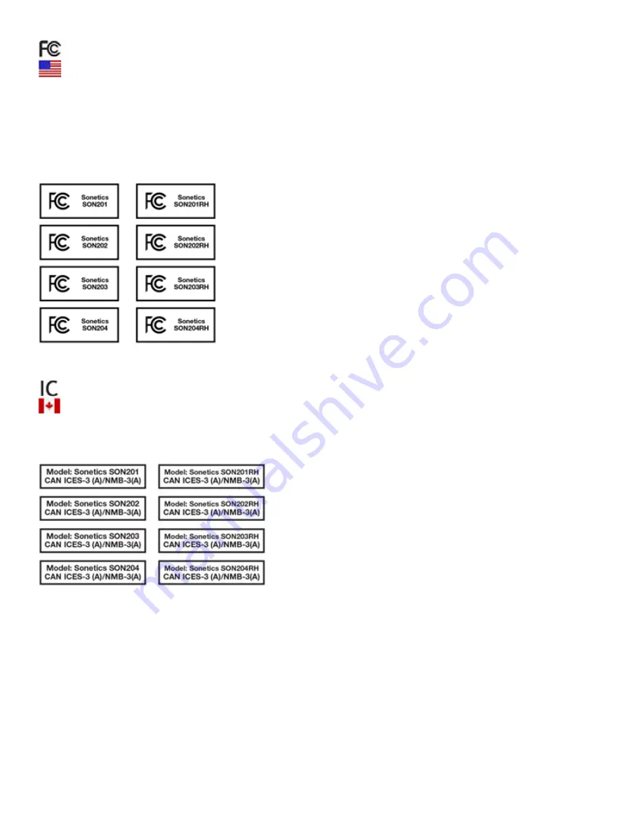 Sonetics SON200 Installation & Operation Manual Download Page 30