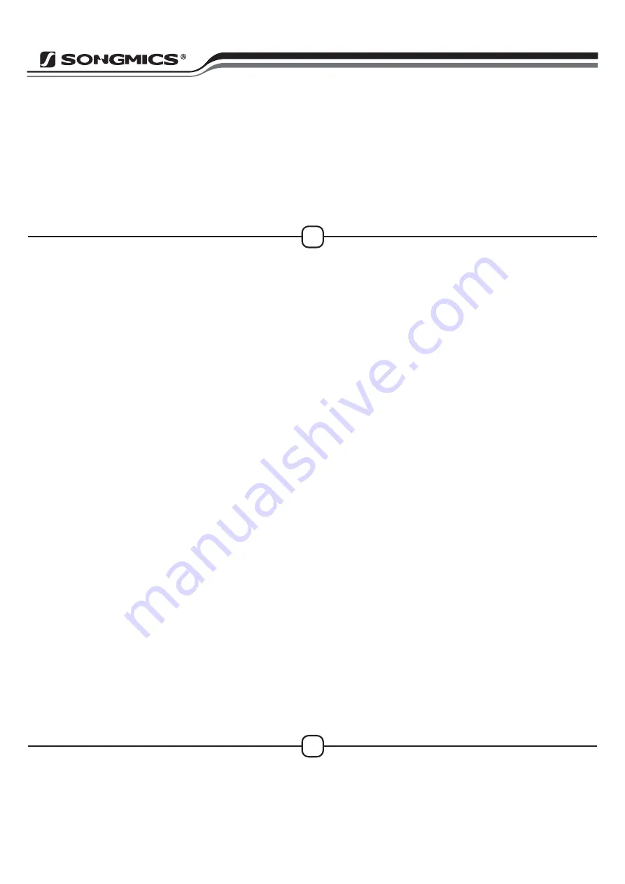 Songmics LCD871 Instructions Manual Download Page 4