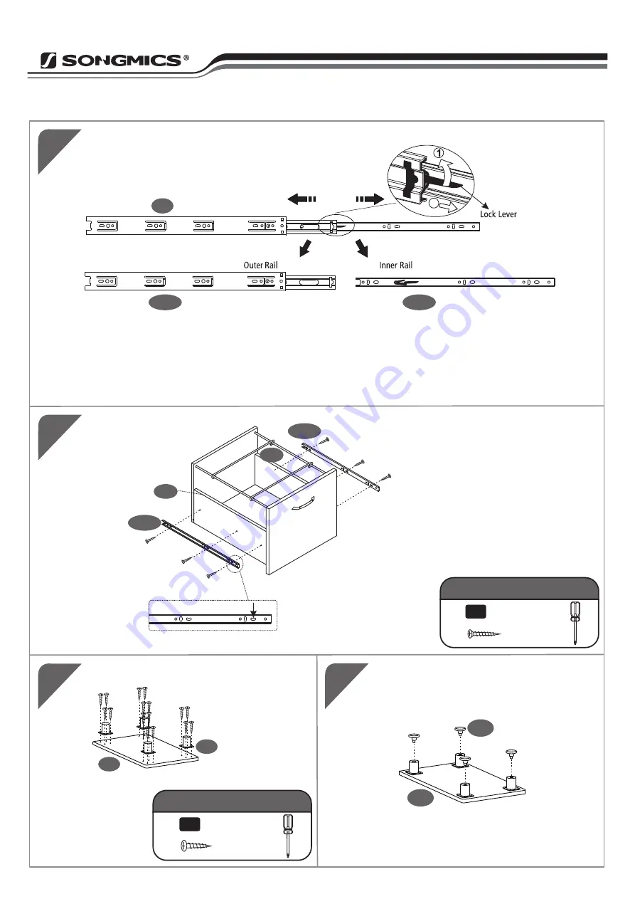 Songmics LCD871 Instructions Manual Download Page 11