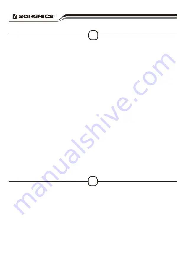 Songmics LOM070 Assembly Instructions Manual Download Page 2