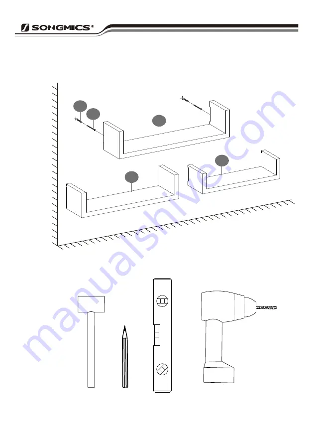 Songmics LWS66 Manual Download Page 8