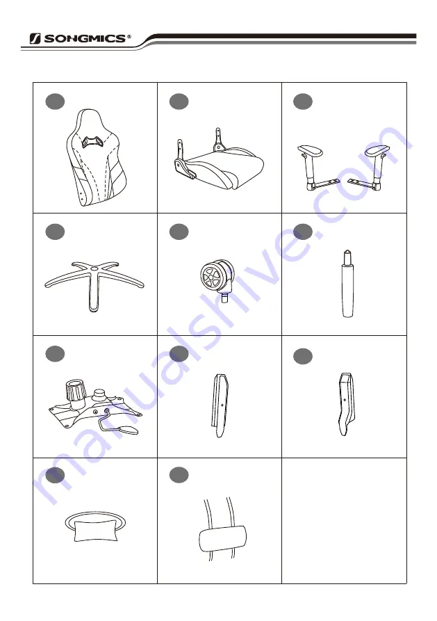 Songmics RCG13 Instructions Manual Download Page 10