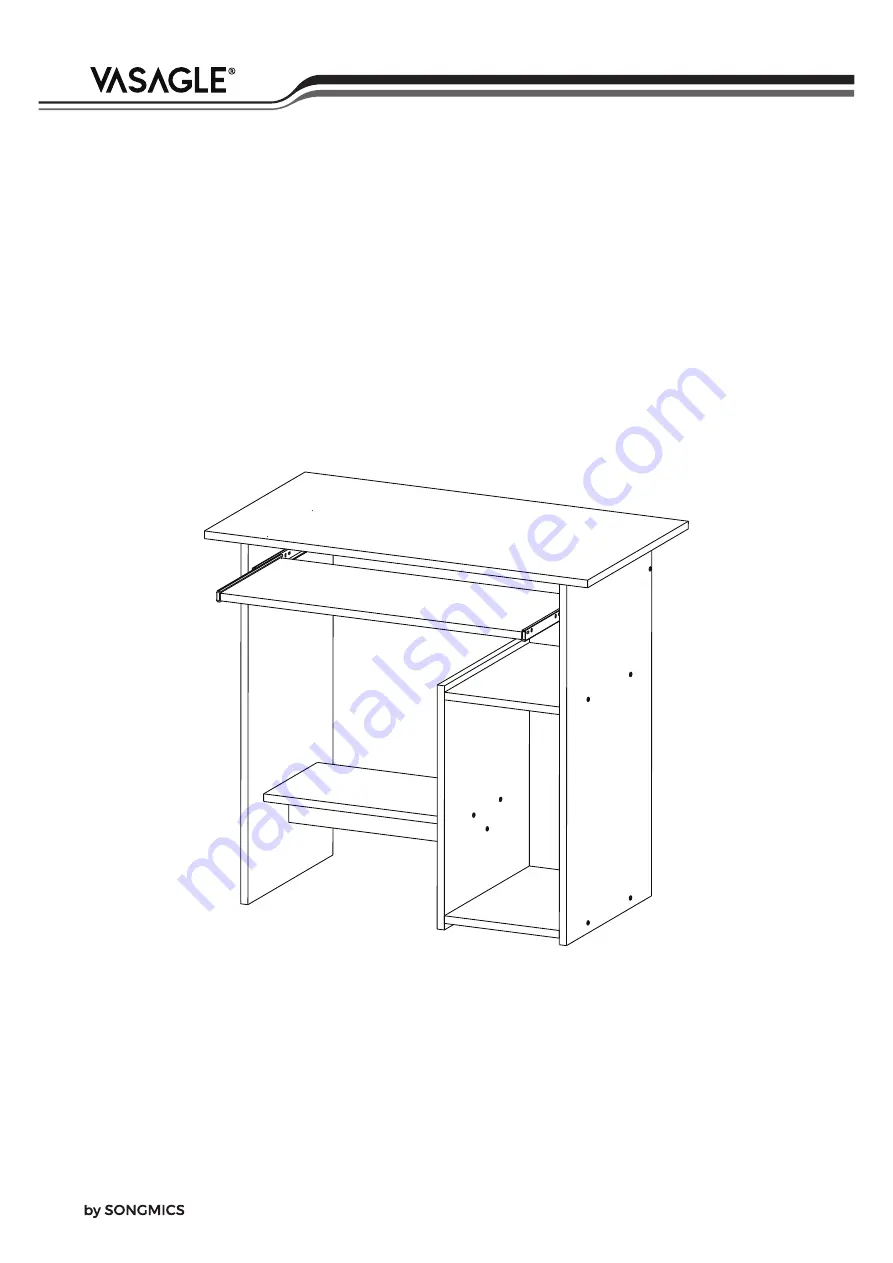 Songmics VASAGLE LCD852 Скачать руководство пользователя страница 1