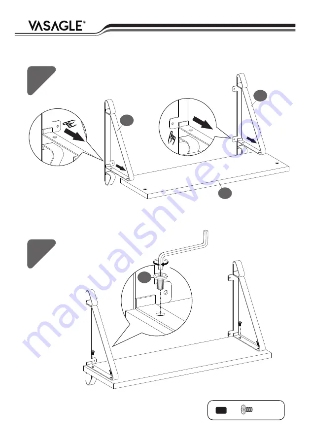 Songmics VASAGLE LCR01/001 Quick Start Manual Download Page 7