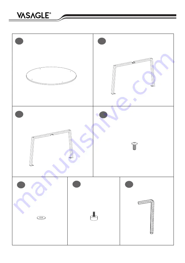 Songmics VASAGLE LCT088 Скачать руководство пользователя страница 6