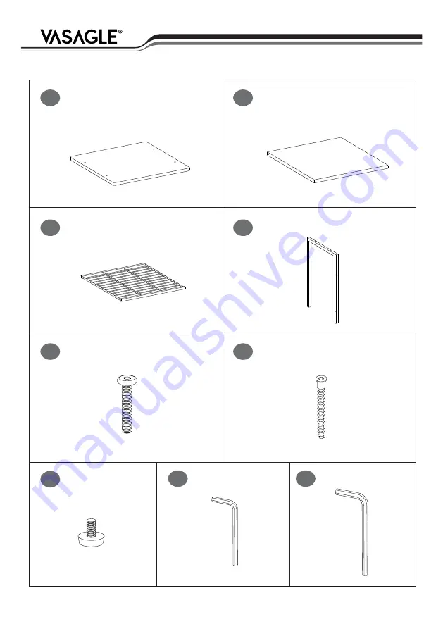 Songmics VASAGLE LET47 Instruction Manual Download Page 6