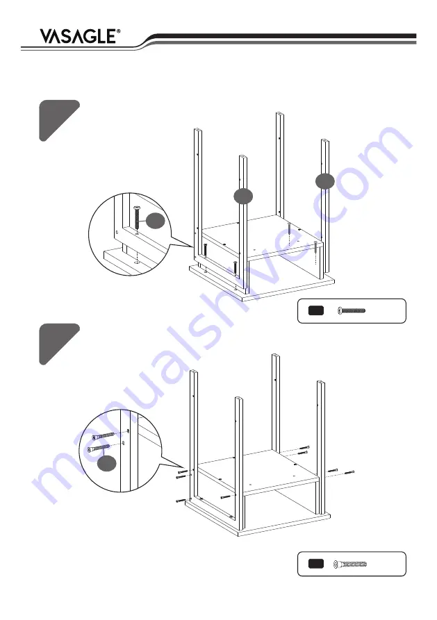 Songmics VASAGLE LET55 Manual Download Page 12