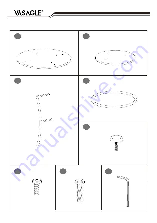 Songmics Vasagle LET56 Assembly Instructions Manual Download Page 8