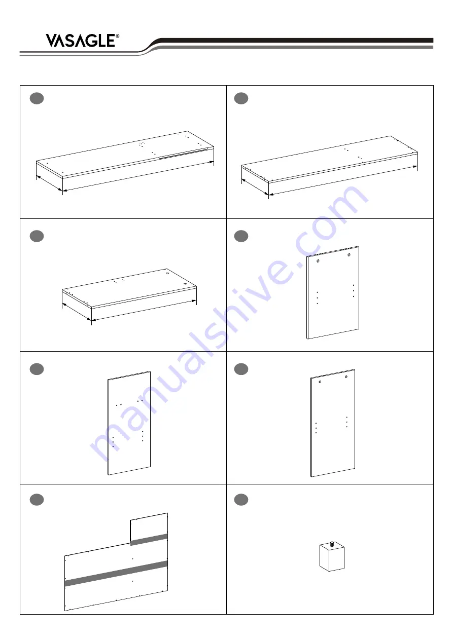 Songmics VASAGLE LSC096 Assembly Instructions Manual Download Page 7