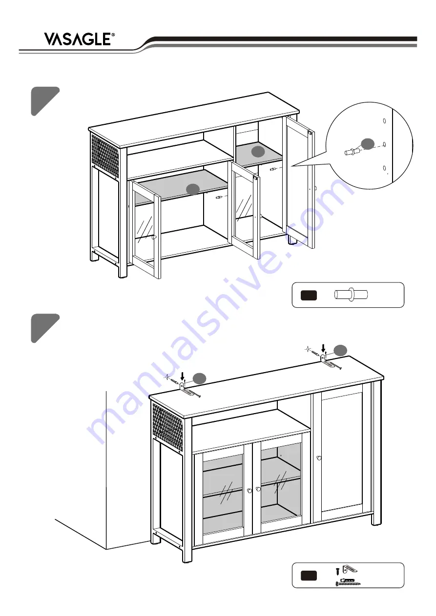 Songmics VASAGLE LSC096 Assembly Instructions Manual Download Page 24