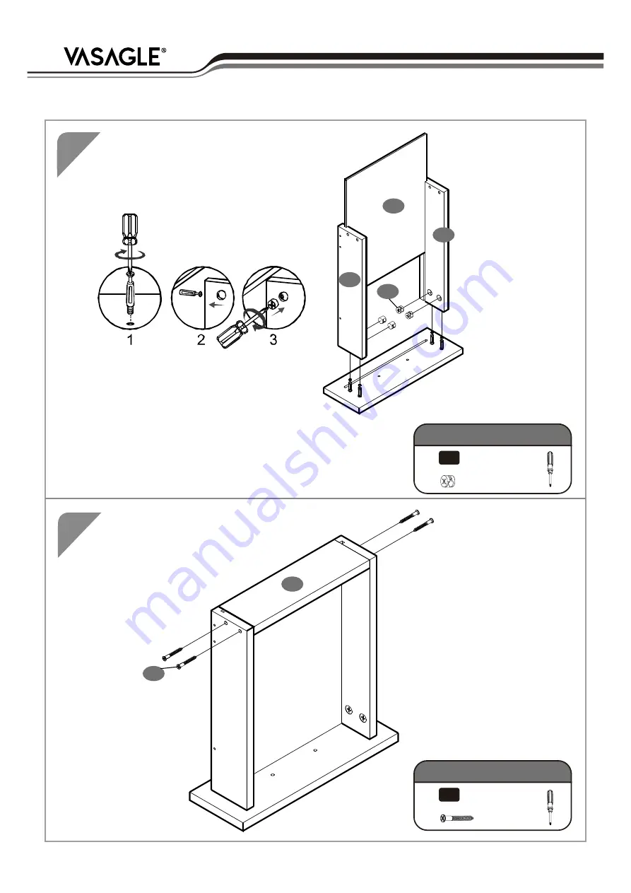 Songmics VASAGLE LWD65 Manual Download Page 22