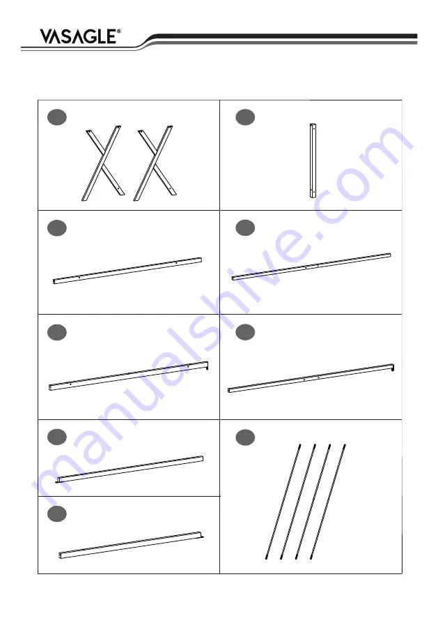 Songmics VASAGLE LWD70 Скачать руководство пользователя страница 6