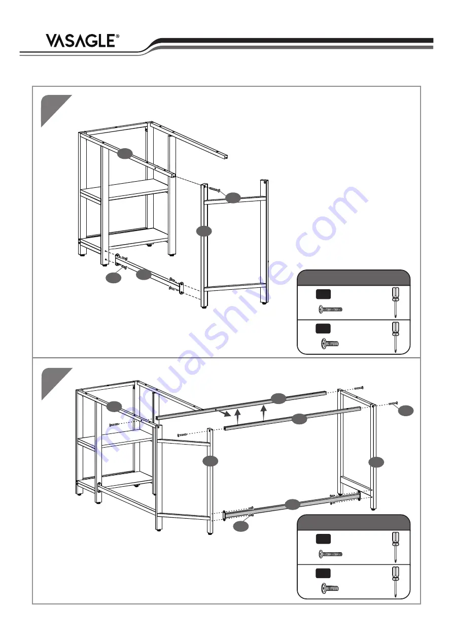 Songmics VASAGLE LWD72 Скачать руководство пользователя страница 11