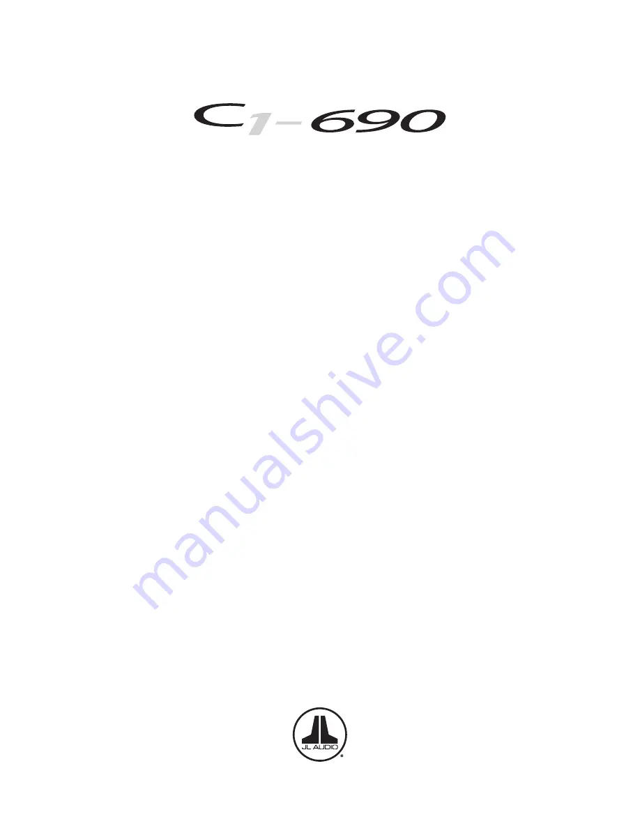 Sonic Electronix C1-690 Owner'S Manual Download Page 1