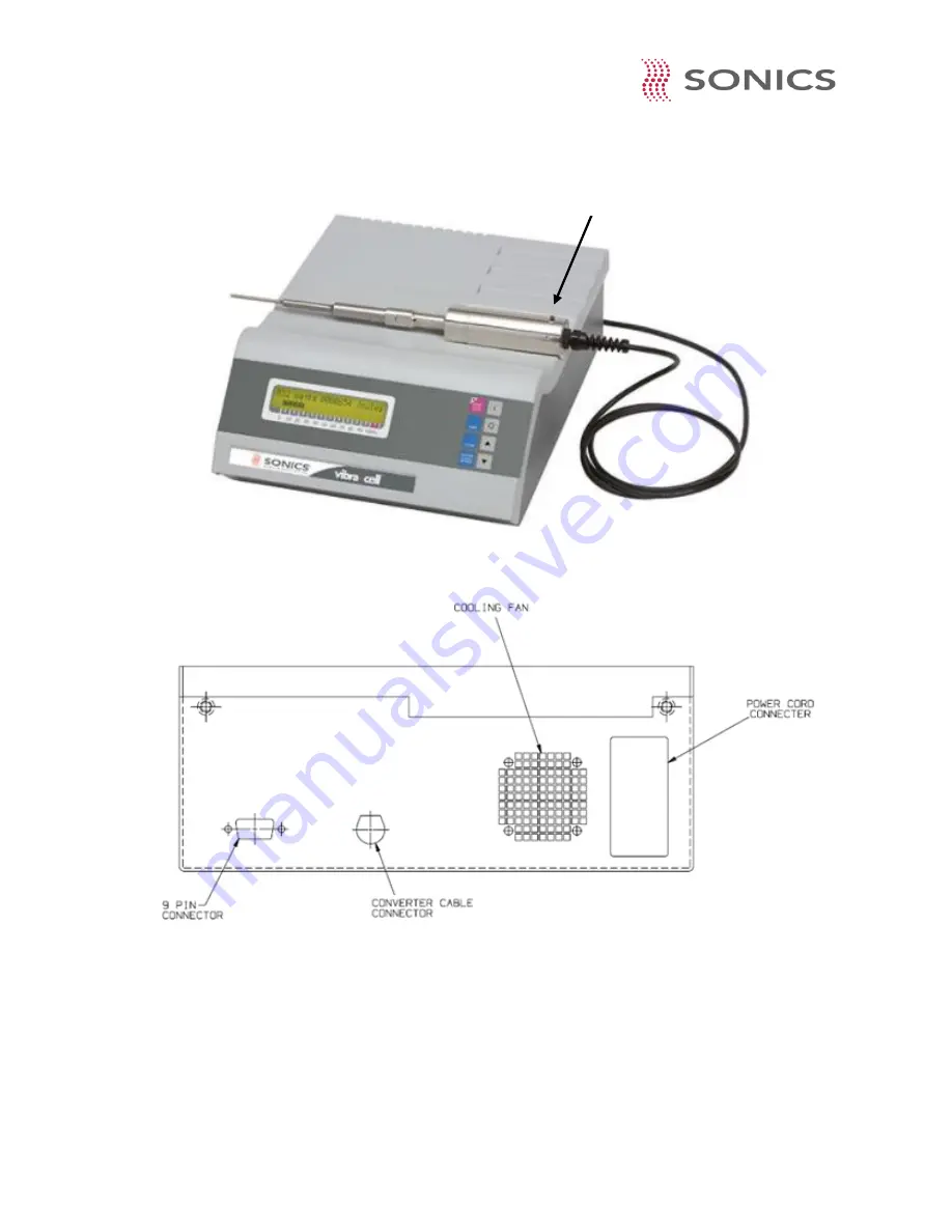 Sonics VCX130 PB Operation Manual Download Page 9