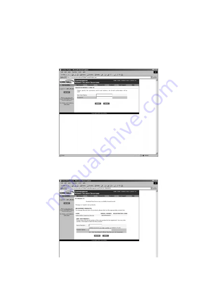 SonicWALL Internet Security Appliances Administrator'S Manual Download Page 54