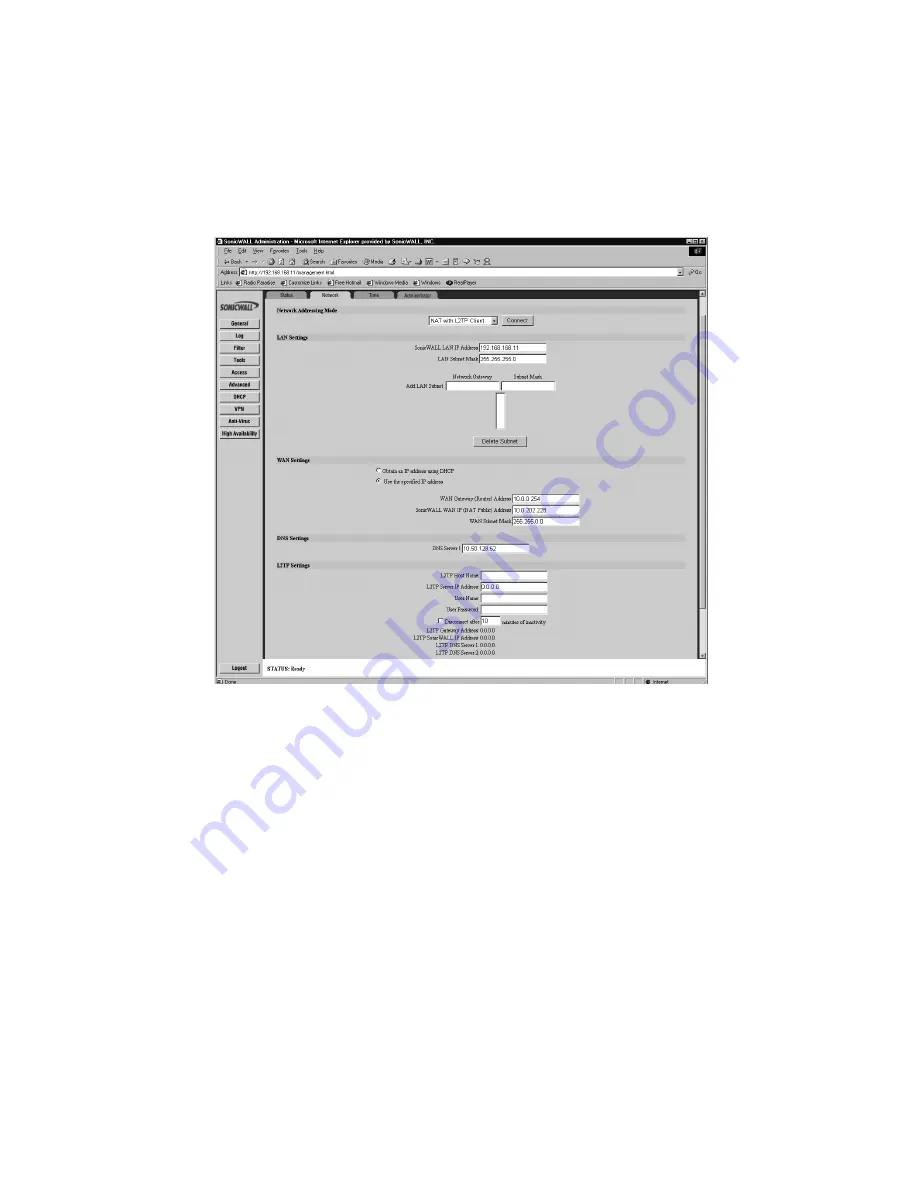 SonicWALL Internet Security Appliances Administrator'S Manual Download Page 83