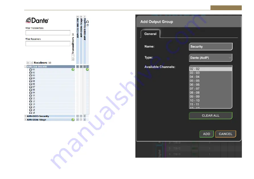 Sonifex AVN-CU2-DANTE Handbook Download Page 25