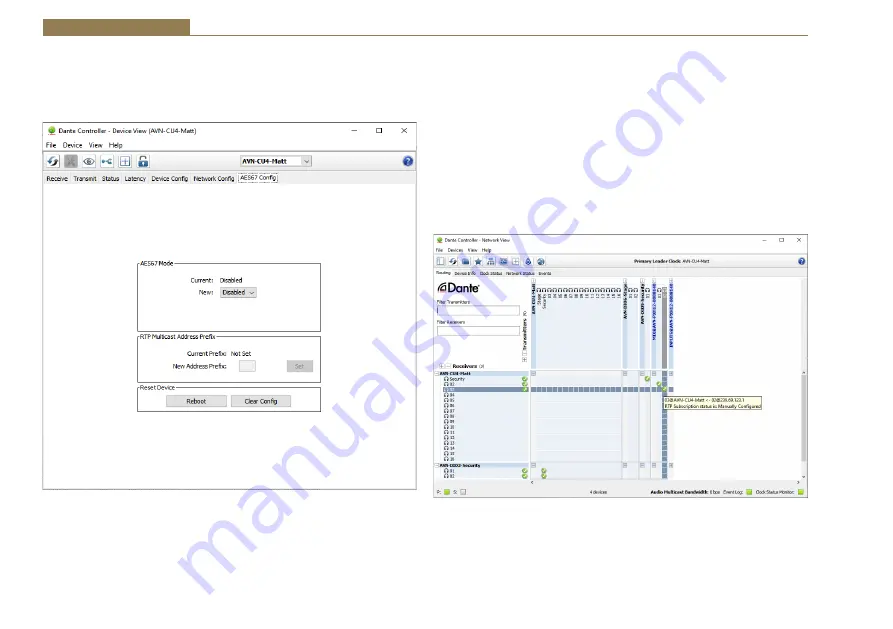 Sonifex AVN-CU2-DANTE Скачать руководство пользователя страница 32