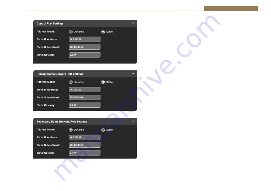 Sonifex AVN-CU2-DANTE Handbook Download Page 45