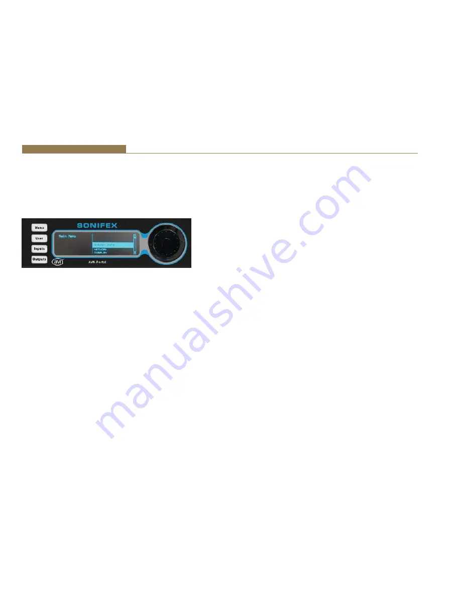 Sonifex AVN-PA8/T/D Handbook Download Page 64