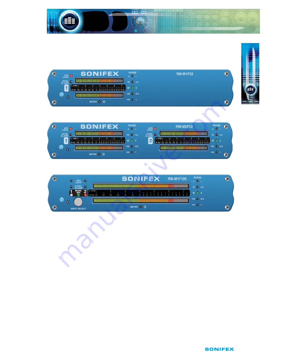 Sonifex Reference Monitor Meters Скачать руководство пользователя страница 13