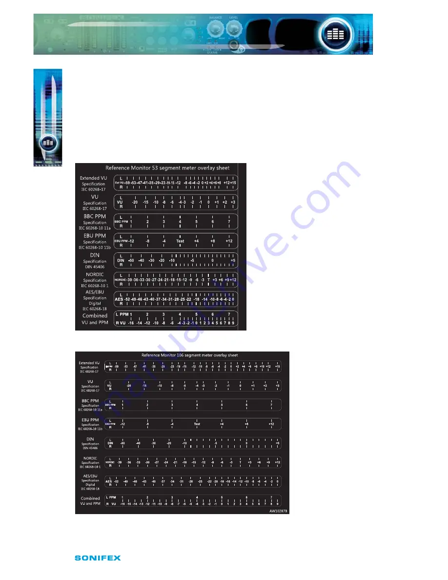 Sonifex Reference Monitor Meters Скачать руководство пользователя страница 16