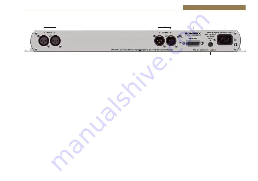 Sonifex RM-MC1L Скачать руководство пользователя страница 13