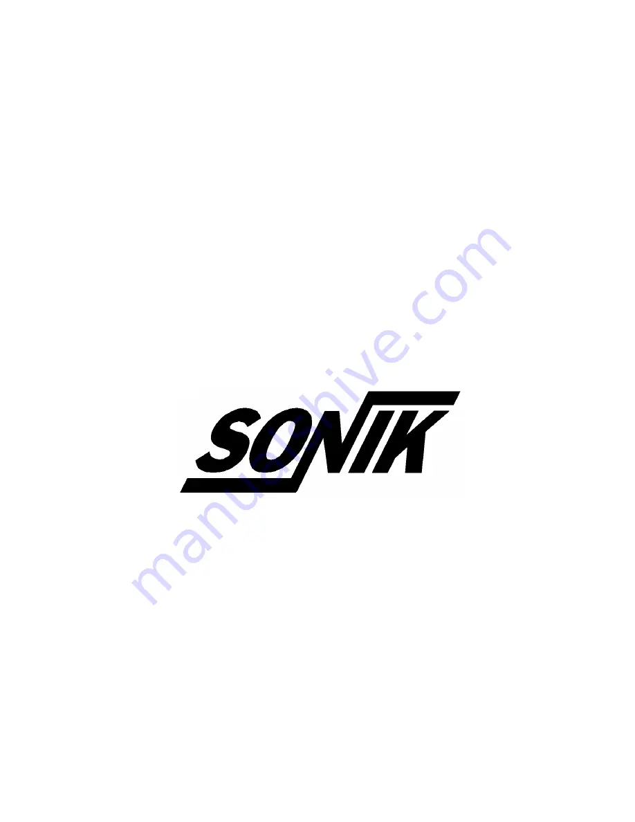 Sonik PTX150 User Manual Download Page 1