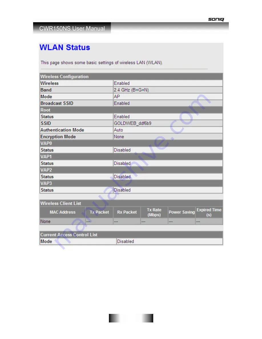 SONIQ CWR150NS-AU Instruction Manual Download Page 15