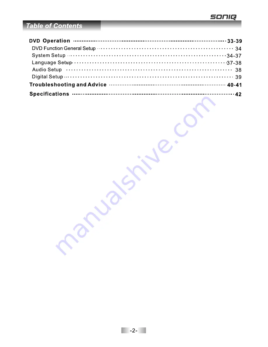 SONIQ E23Z12A Instruction Manual Download Page 3