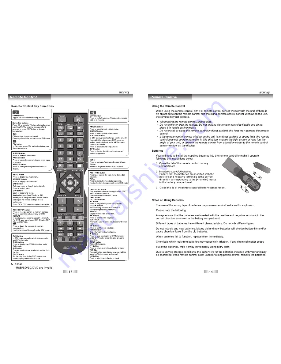 SONIQ E23Z13A-AU Instruction Manual Download Page 8