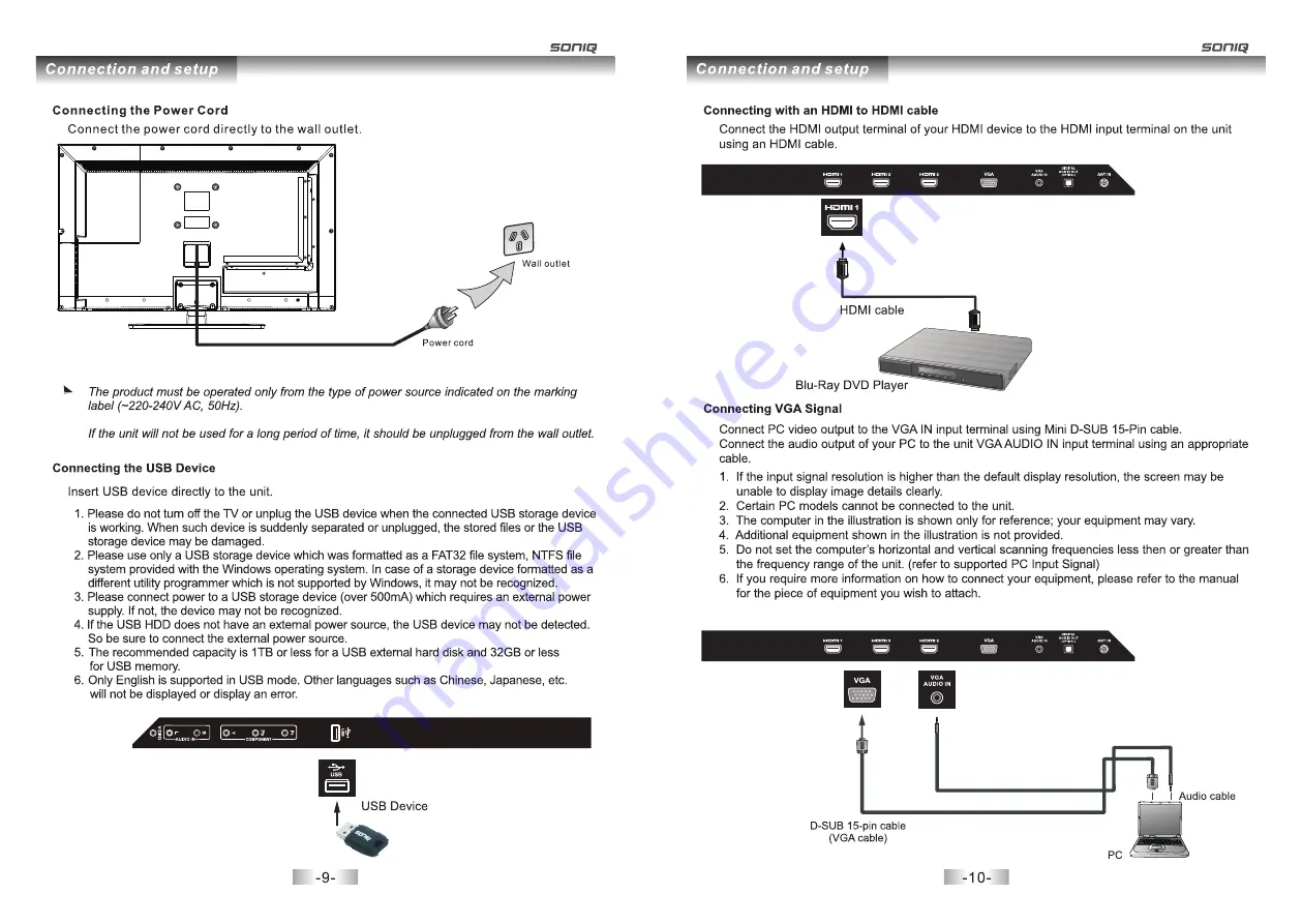 SONIQ E32W13D-AU Скачать руководство пользователя страница 6